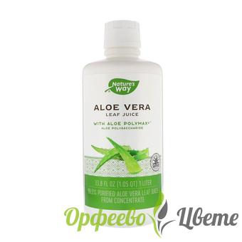 ХРАНИТЕЛНИ ДОБАВКИ Детоксикация Aloe Vera Leaf Juice 99.5% / Алое Вера Сок от цели листа x 1L 